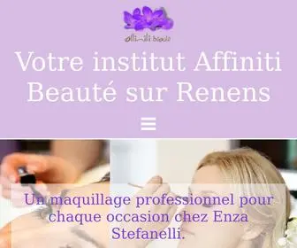 Affiniti-Beaute.ch(Votre institut Affiniti Beaut) Screenshot