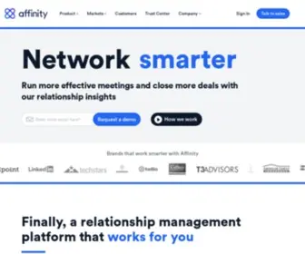 Affinity.co(Relationship Intelligence) Screenshot