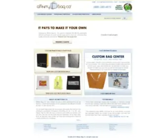 Affinitybag.com(Custom Printed Bags) Screenshot