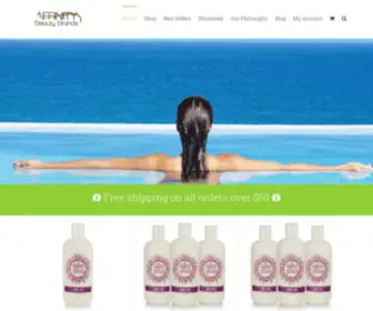 Affinitybeautybrands.com(WordPress) Screenshot