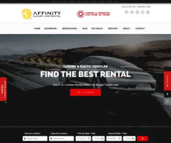 Affinitycarrentals.com(Affinity Car Rentals) Screenshot