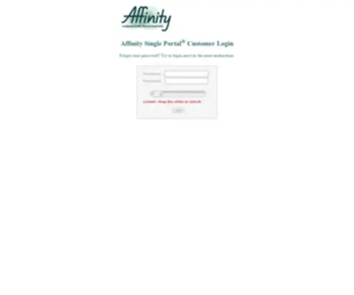Affinitycq.com(Affinity Fundraising Registration) Screenshot