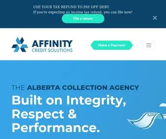 Affinitycredit.ca(Collection Agency) Screenshot