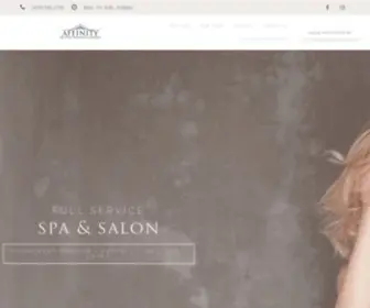 Affinitydayspa.biz(Affinity Day Spa Fort Smith) Screenshot