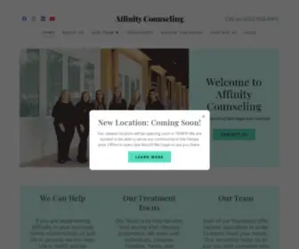 Affinityfamilycounseling.com(Affinity Counseling) Screenshot