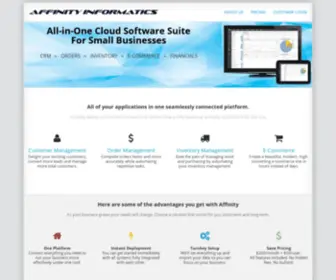 Affinityinformatics.com(Affinityinformatics) Screenshot