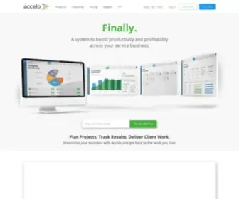 Affinitylive.com(Automating Professional Service Operations) Screenshot
