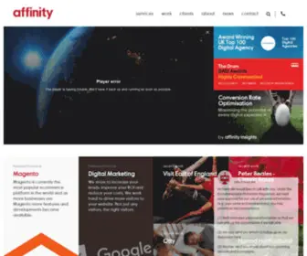 Affinitynewmedia.com(Digital Marketing & Web Design) Screenshot