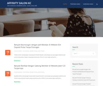 Affinitysalonkc.com(Affinitysalonkc) Screenshot