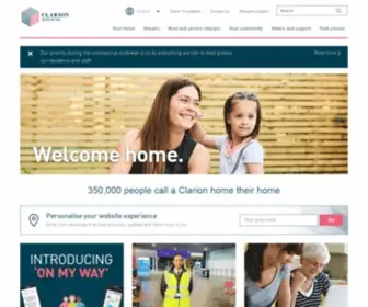 Affinitysutton.com(Clarion Housing Association) Screenshot