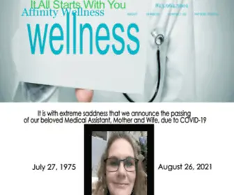 Affinitywellness.net(Wellness Physician Tampa) Screenshot