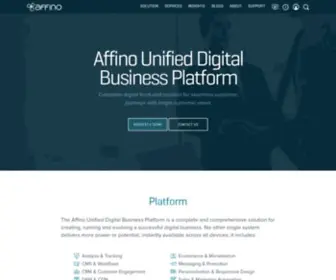 Affino.com(The Social Commerce Specialists) Screenshot