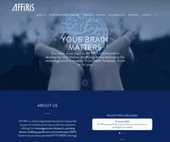 Affiris.com(AFFiRiS AG) Screenshot