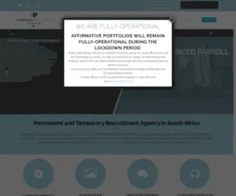 Affirmativeportfolios.co.za(Affirmative Portfolios) Screenshot