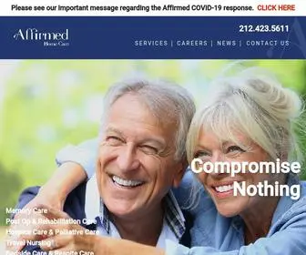 Affirmedhomecare.com(In-Home Care) Screenshot