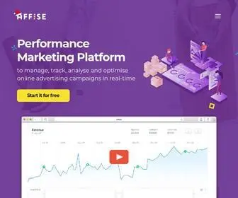 Affise.com(Partnership Marketing Platform) Screenshot