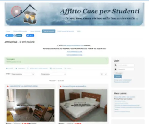 Affittocasastudenti.com(Offerte) Screenshot