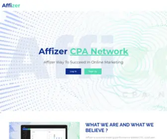 Affizer.com(Global Performance Marketing Network) Screenshot