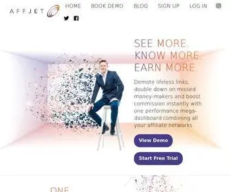 Affjet.com(Affiliate Marketing with AffJet) Screenshot
