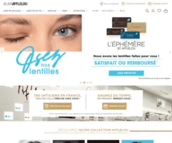 Afflelou.com(Opticien Alain Afflelou) Screenshot