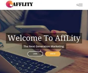 Afflity.com(Home) Screenshot