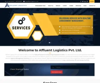 Affluentlogistics.com(HOME) Screenshot