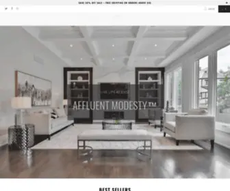 Affluentmodesty.com(Affluent Modesty) Screenshot