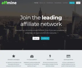 Affmine.com(Affiliate Marketing Network) Screenshot