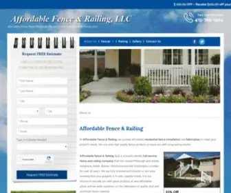 Affordable-Fences.com(Fence Company) Screenshot