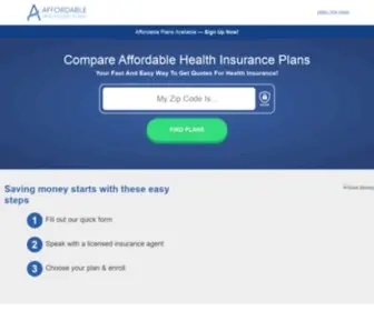 Affordable-Healthcare-Plans.org(Affordable Healthcare Plans) Screenshot