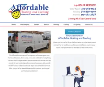 Affordable-Hvac.com(Heating & Air Conditioning HVAC Service) Screenshot