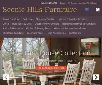 Affordableamishfurniture.com(Scenic Hills Furniture) Screenshot