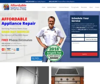 Affordableappliancerepair.net(Affordable Appliance Repair) Screenshot