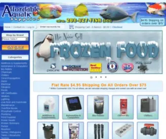 Affordableaquaticsuppliesllc.com(Affordable Aquatic Supplies) Screenshot