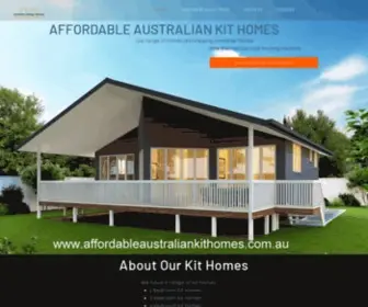 Affordableaustraliankithomes.com.au(AFFORDABLE AUSTRALIAN KIT HOMES) Screenshot