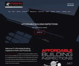 Affordablebuildinginspections.com(Building Inspections Perth and Mandurah) Screenshot