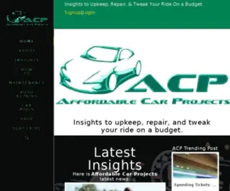 Affordablecarprojects.com(Affordable Car Projects) Screenshot