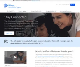 Affordableconnectivity.gov(Affordable Connectivity Program ACP) Screenshot