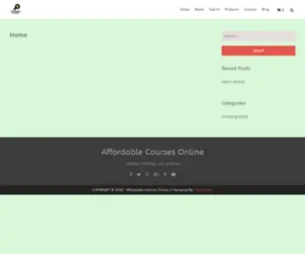 Affordablecourses.online(Class) Screenshot