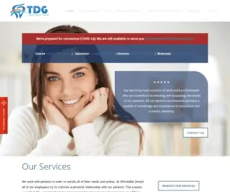 Affordabledentaltx.com(Texas Dental Group) Screenshot