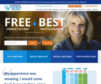 Affordabledentures.com(Dentures Dentists) Screenshot