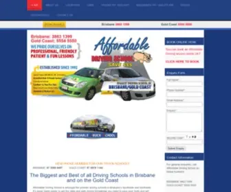 Affordabledrivingschoolbrisbane.com.au(Affordable Driving School) Screenshot