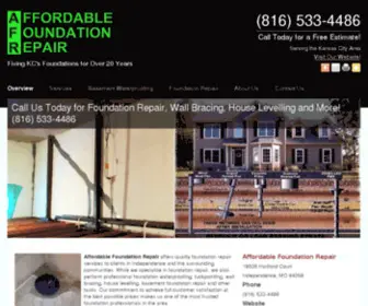 Affordablefoundationrepair.net(Top Rated Georgia and Florida Foundation Repair Provider) Screenshot