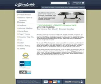 Affordablefuneralsupply.com(Affordable Funeral Supply) Screenshot