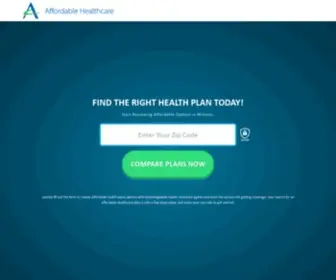 Affordablehealthcare123.com(Find The Right Plan With A Health Insurance Agent Today) Screenshot