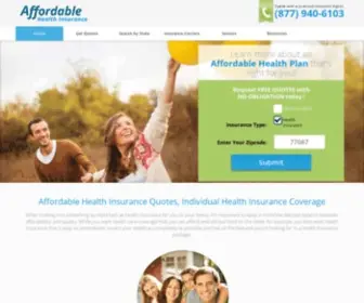 Affordablehealthquotesforyou.com(Affordable Health Insurance Quotes) Screenshot