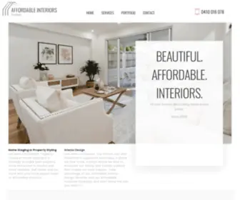 Affordableinteriors.com.au(Home Staging or Property Styling Sell with Confidence. Property styling or Home staging) Screenshot