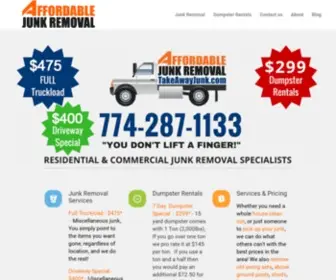 Affordablejunkremoval.com(Affordable Junk Removal) Screenshot