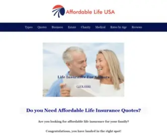 Affordablelifeusa.com(Affordablelifeusa) Screenshot