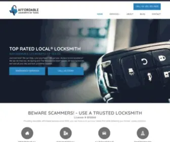 Affordablelocksmithoftexas.com(Affordable Locksmith Of Texas) Screenshot